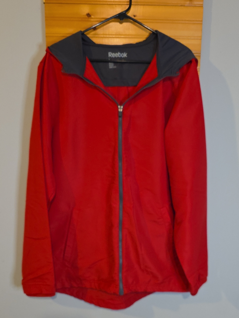Reebok Black Jacket with Red Trim
